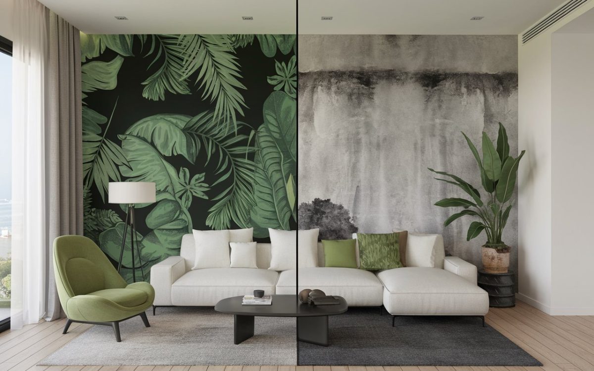 Papel de Parede vs. Pintura
